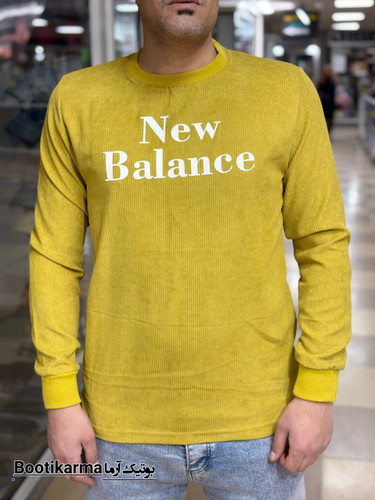 دورس مخمل کبریتی آستین بلند مردانه یقه گرد اورجینال قواره ترک