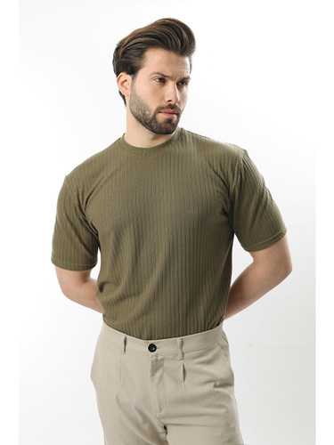 تیشرت کبریتی یقه گرد با جنس و تنخوری بسیار زیبا(ارجینال)-تیشرت مراکشی