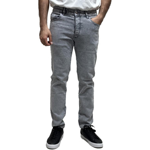 شلوار جین آبی روشن مردانه مدل راسته اورجینال (ترک) با تنخوری عالی، رنگ ثابت -دوخت شرکت L CON