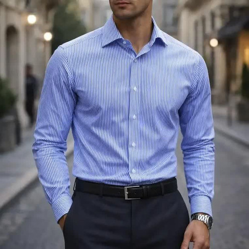 پیراهن راه راه بدون جیب اورجینال در رنگ بندی متنوع